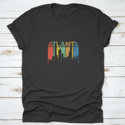 Atlanta City Georgia T Shirts Design Vector Template Background Trendy